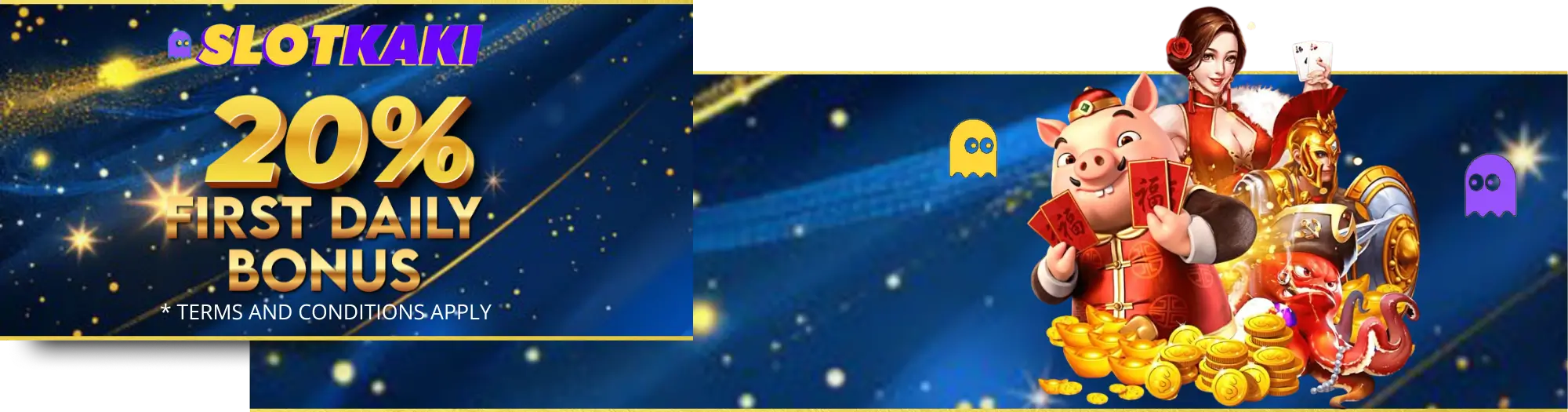 SlotKaki Promotional Banner - Best Online Slot Games